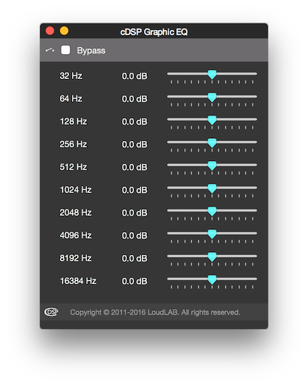 cDSP Graphic EQ